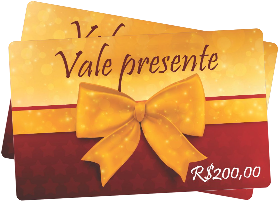 Cartão-vale-presente-vermelho-e-dourado